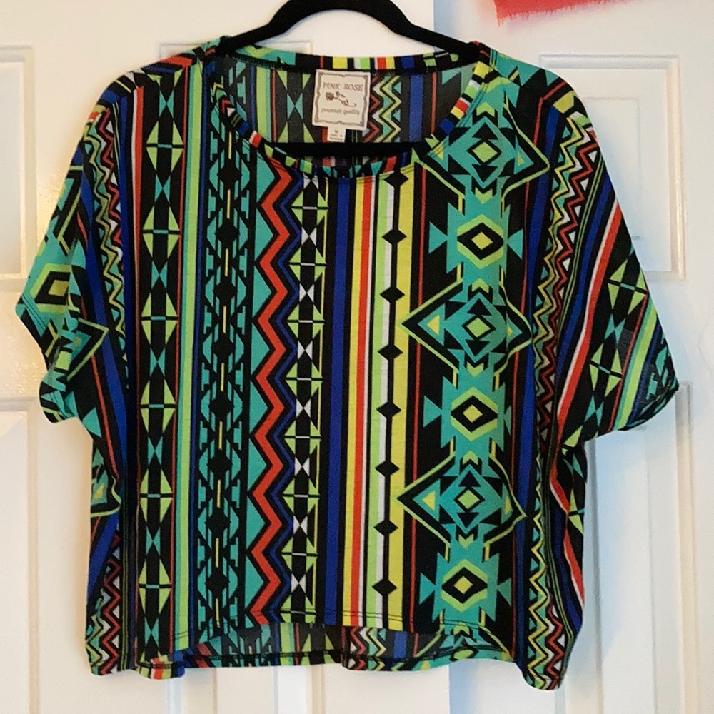 Colorful Aztec shirt